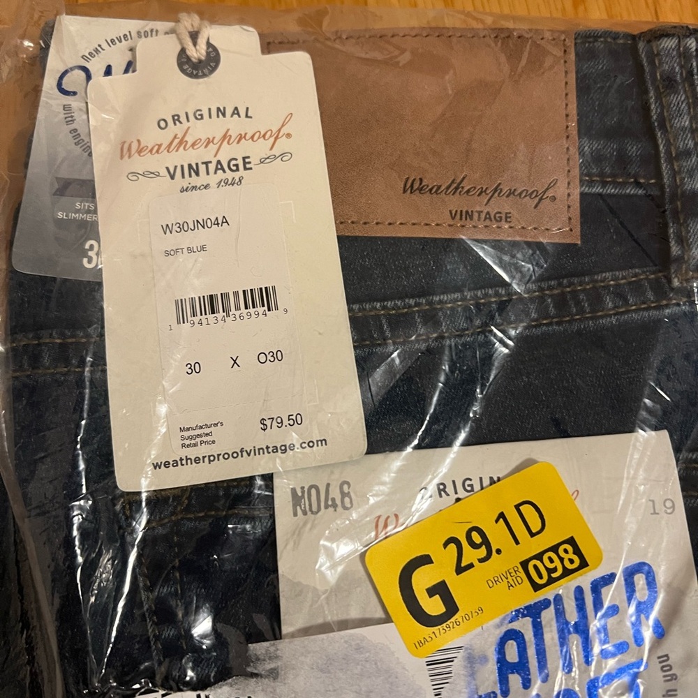 Weatherproof Vintage Men's Dark Blue Jeans